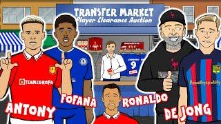 Transfer Market Antony Also feat. Ronaldo Fofana & Liverpool Midfielders Man Utd Chelsea