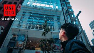 Uniqlo Ginza Japan 銀座 日本  Quick Walkaround Tour  4K