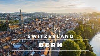 Bern Switzerland in 4k - Views from above of this beautiful city  Switzerland Travel