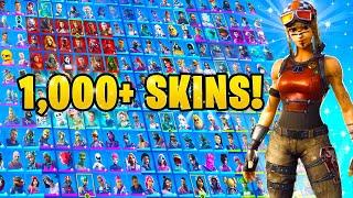 Rating A Fortnite Account With 1000 Skins STACKED