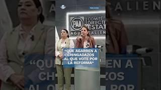 Senadora Chuya Díaz expresa fuerte opinión en contra de quien vote por la reforma judicial #Shorts