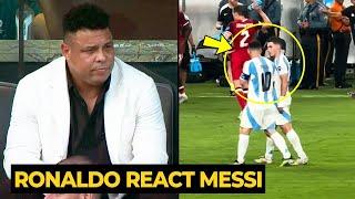 Brazilian Ronaldos reaction to Messi and Julian Alvarezs goal against Canada  Football News Today