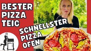 BESTER Pizzateig im SCHNELLSTEN Pizzaofen