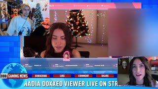 xQc reacts to Nadia banned on Twitch after Doxing a viewer on stream