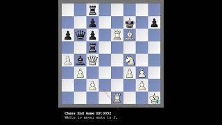 Chess Puzzle EP052 #chessendgame #chessendgames #chesstips #chess #Chesspuzzle #chesstactics