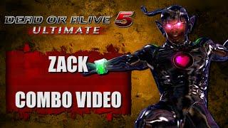 DOA5 ULTIMATE Ver. 1.09 ZACK - COMBO VIDEO