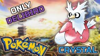 I Beat Pokemon CRYSTAL Using Only DELIBIRD - Christmas Special