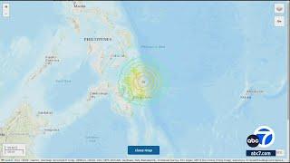 7.6-magnitude earthquake strikes off the Philippines tsunami warning issued