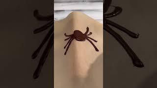  Chocolate Spider with Web #shorts #chocolate #cake #viral