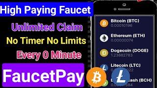 High Paying Bitcoin Litecoin Site  Unlimited Claim  No Timer No Limits  Claim Every 0 Minute 