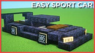 MODSUZ  Minecraft Kolay Spor Araba Yapımı