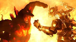 Burning Godzilla vs Kiryu