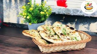 Restaurant Style Butter Naan and Garlic Naan No Oven No YeastTawa style Naan Recipe in English