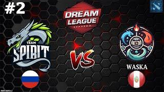 ТБ В СЛОЖНУЮ ОТ СПИРИТ ЧТОО??  Spirit vs Waska #2 BO3 DreamLeague S24