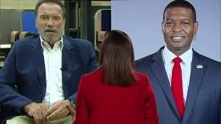 Arnold Schwarzenegger and Michael Regan Interview with Lisa Gadenstätter of ORF