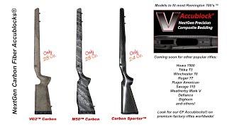 Stockys UltraLite Carbon Fiber Accublock® Stocks