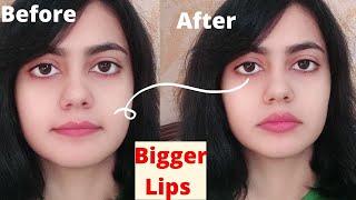 How to Get plump lips bigger lips fuller lips naturally and permanently Live results in 3 minutes