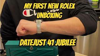 MIKE ICEE REVEAL - Rolex Datejust 41 Unboxing and Review 126334 First New Rolex AD 2022