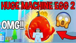 I GOT ??? IN THE NEW HUGE MACHINE EGG 2 Pet Simulator X