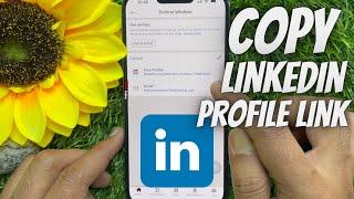 How to Copy linkedin Profile Link 2022  Copy linkedin Link  Find LinkedIn Profile URL