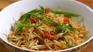 The best way to cook bean sprouts  better than bean sprout salad  delicious food