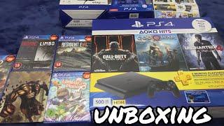 فتح صندوق سوني 4 سليم  unboxing ps4 slim