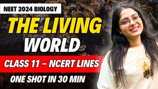 The Living World One Shot in 30 Mins Class 11 Biology  NEET 2024  Ekta Soni