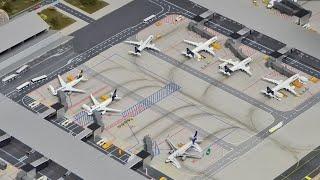 Mega Airport Episode 55 4K build Ternimal A by @airportsforscale