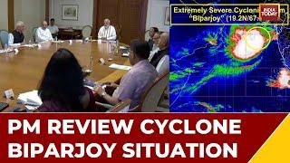 Cyclone Biparjoy Updates PM Modi Holds Review Meet IMD Issues Yellow Alert For Mumbai And Thane