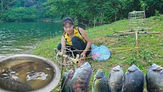 Off-Grid Lake Life How a Young Woman Thrives on Fishing Skills