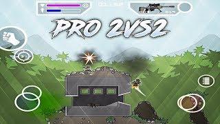 Mini Militia- Pro 2vs2 Ft. Wolf Part 1