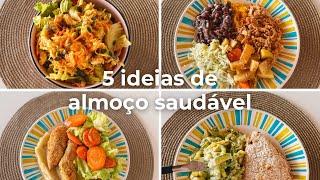 5 dias de almoço saudável com a nutri