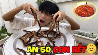 Vlog  Kelly Thử Thách Ăn 50 Con Rết Chiên Giòn Và Cái Kết ?