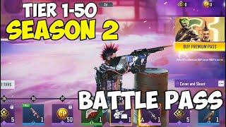 Amazing BP? Season 2  Battle Pass Tier 1-50  Heavy Metal  COD Mobile  CODM