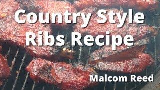 Country Style Ribs  How To Smoke Country Ribs Recipe