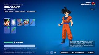 How To Get Goku Skin NOW FREE In Fortnite Unlock Ultra Instinct Goku New Goku Bundle