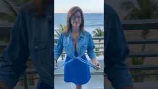 Heading out to dinner wearing blue. #themaryburke #fyp #beach #puertorico #momsoftiktok #like