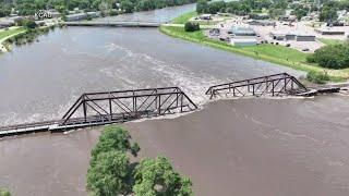 Severe flooding destroys train bridge Extreme heat expected to last until July 4 in some areas