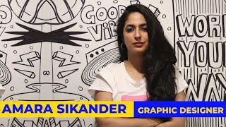 A Day With A Graphic Designer  Amara Sikander  Short Documentary