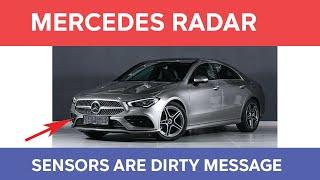 Mercedes Radar Sensors Are Dirty Message How to Fix & Prevent