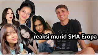 REAKSI COWOK LUAR NEGERI LIAT SANDRINNA MICHELLE AQEELA CALISTA SASKIA CHADWICK SAFIRA R S LAURA