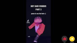 Roblox Boy Hair Combos Tik Tok Compilation Part 1