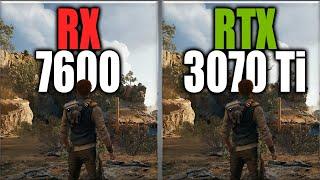 RX 7600 vs RTX 3070 Ti Benchmarks - Tested 20 Games