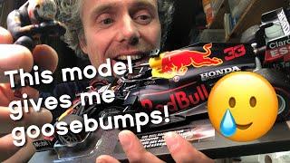 GOOSEBUMPS UNBOXING Minichamps Max Verstappen Abu Dhabi F1 Car 2021 Red Bull Racing RB16B 118 Scale