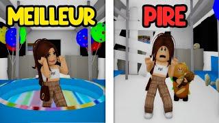 PIRE VS MEILLEUR MÉTRO DE BROOKHAVEN SUR ROBLOX