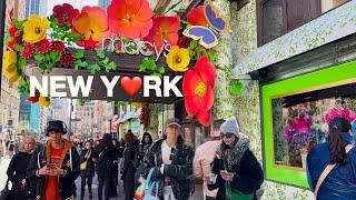 4KNYC Walk Macy’s Flower Show with Dior Madison Square Park & NoMad District  Mar 2024