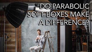 Do parabolic soft boxes make a difference? Do they create narrower more focused soft light?
