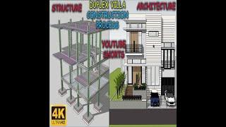 Duplex Villa Construction Animation  Shorts