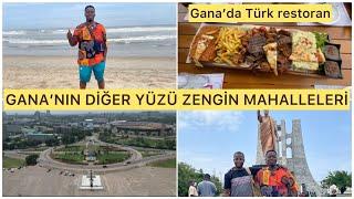 GANA’NIN ZENGİN LÜKS MAHALLERİNİ GEZİYORUZ BAŞKENTE GİDİYORUM ️ TURİSTİK GANA SAHİLLERİ VE TARİHİ