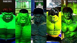 Hulk 2005 Vs Hulk 2005 Vs Hulk 2008 Vs Hulk 2017 Vs Hulk 2020  Comparison